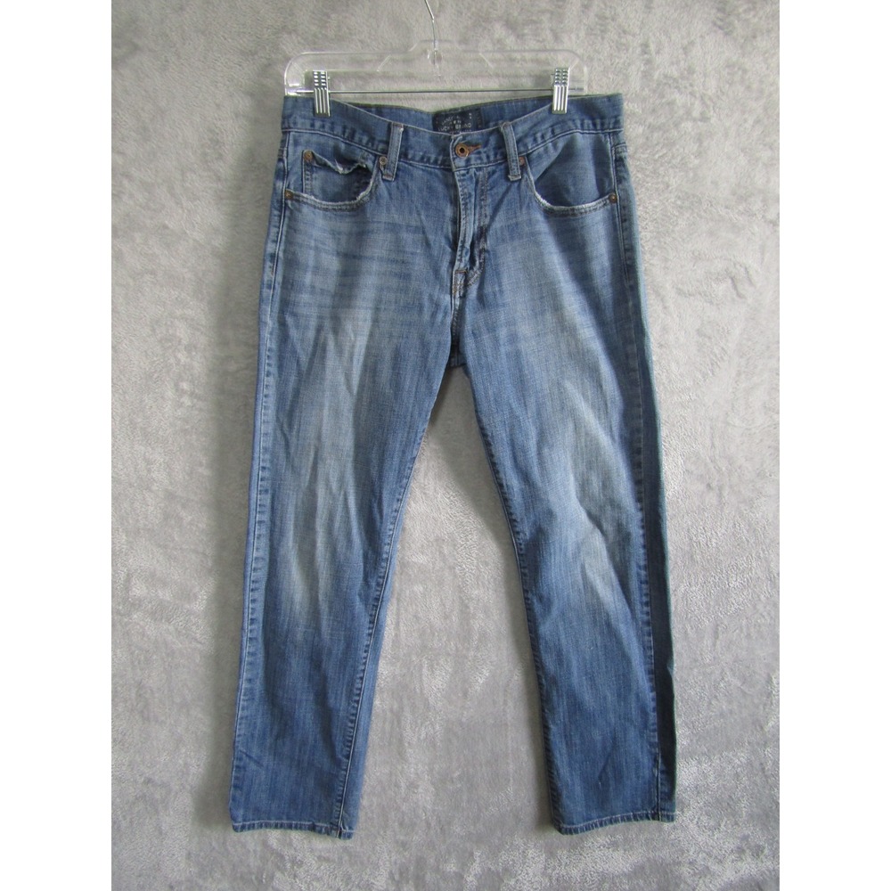 Lucky Brand 221 Original Straight Leg Mens Blue Denim Jeans Medium Wash 32x31